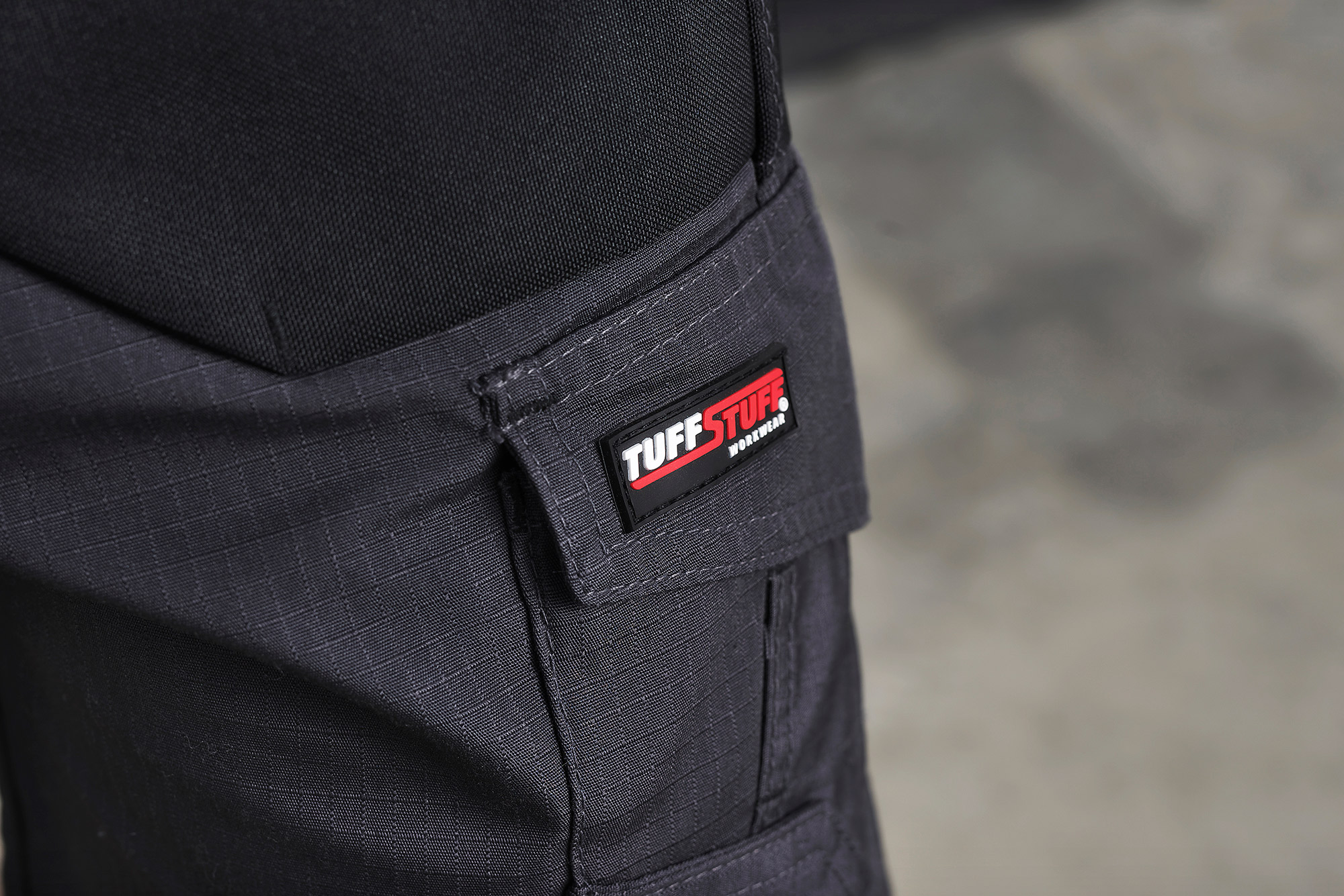 Tuff stuff Full Stretch Proflex 715 Slim Fit Work Trouser With Knee Pad Pockets 